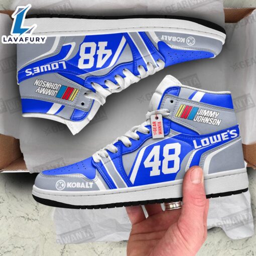 Jimmie Johnson Lowes J1 Shoes Custom Lowe’s #48 Sneakers