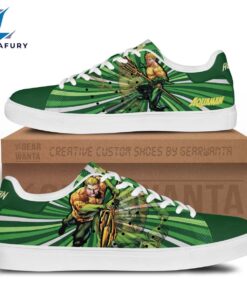 Justice League Aquaman Cartoon Stan Smith Shoes For Kid