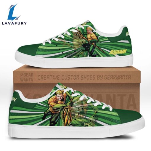 Justice League Aquaman Cartoon Stan Smith Shoes For Kid