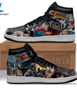 Justice League Batman x Superman Shoes Custom