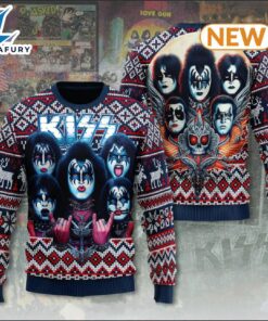 Kiss Band 3D Ugly Sweater,…