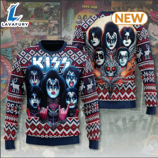 Kiss Band 3D Ugly Sweater, Christmas Gifts