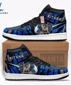 Kitana Mortal Kombat J1 Shoes Custom Sneakers For Fans