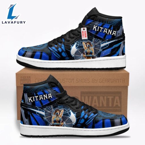 Kitana Mortal Kombat J1 Shoes Custom Sneakers For Fans