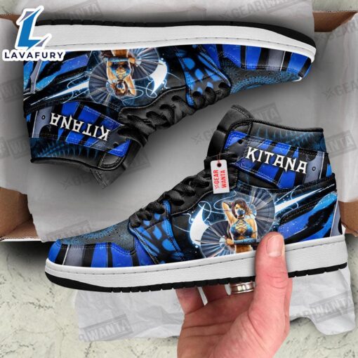 Kitana Mortal Kombat J1 Shoes Custom Sneakers For Fans