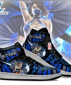 Kitana Mortal Kombat J1 Shoes Custom Sneakers For Fans