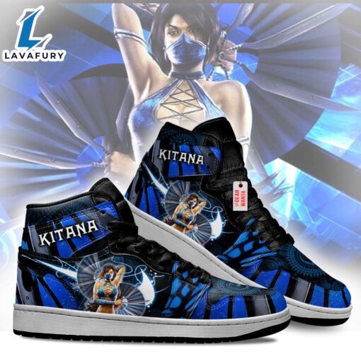 Kitana Mortal Kombat J1 Shoes Custom Sneakers For Fans