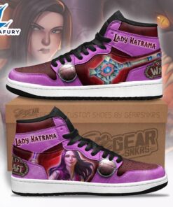 Lady Katrana World of Warcraft Shoes Custom For Fans