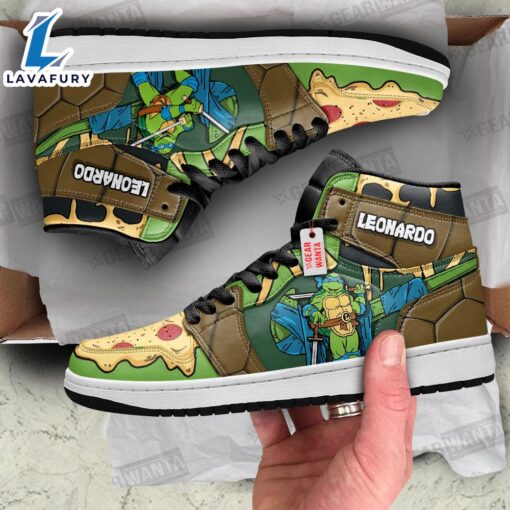 Leonardo Teenage Mutant Ninja Turtles J1 Shoes Custom