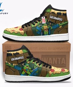 Leonardo Teenage Mutant Ninja Turtles J1 Shoes Custom