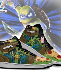 Leonardo Teenage Mutant Ninja Turtles J1 Shoes Custom