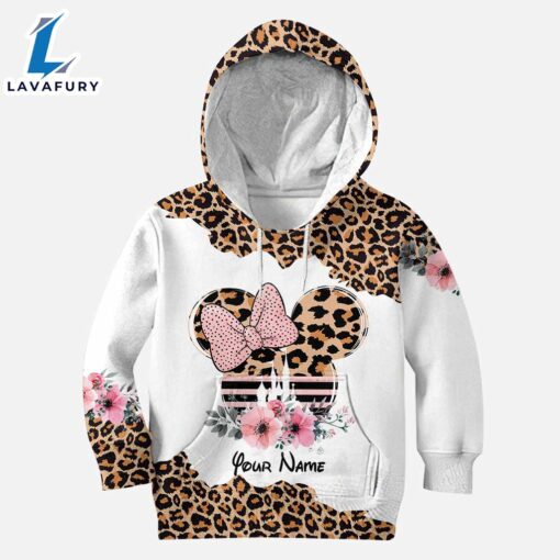 Leopard Mickey Mouse Ears – Personalized Mother’s Day Hoodie And Leggings