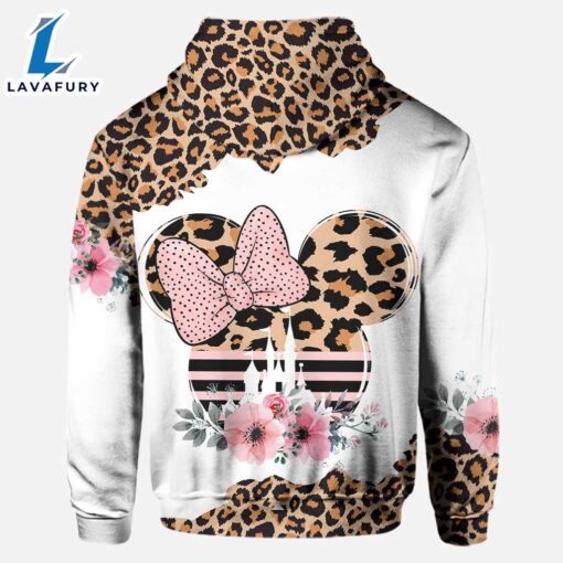 Leopard Mickey Mouse Ears – Personalized Mother’s Day Hoodie And Leggings