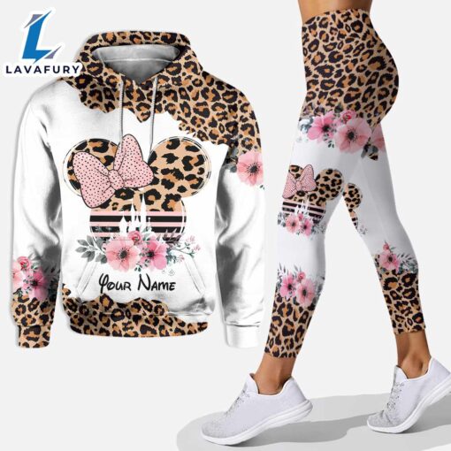 Leopard Mickey Mouse Ears – Personalized Mother’s Day Hoodie And Leggings