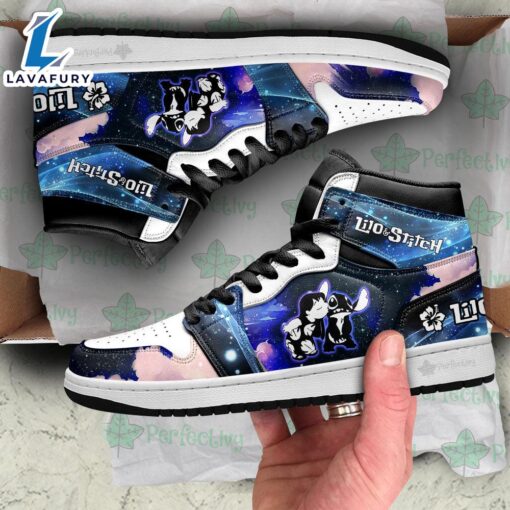 Lilo and Stitch Silhouette J1 Shoes Custom For Fans Sneakers