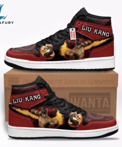 Liu Kang Mortal Kombat J1 Shoes Custom Sneakers For Fans