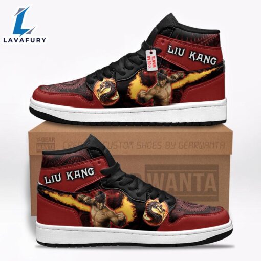 Liu Kang Mortal Kombat J1 Shoes Custom Sneakers For Fans