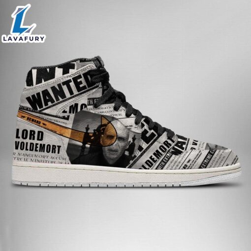 Lord Voldemort Wanted High Top Shoes