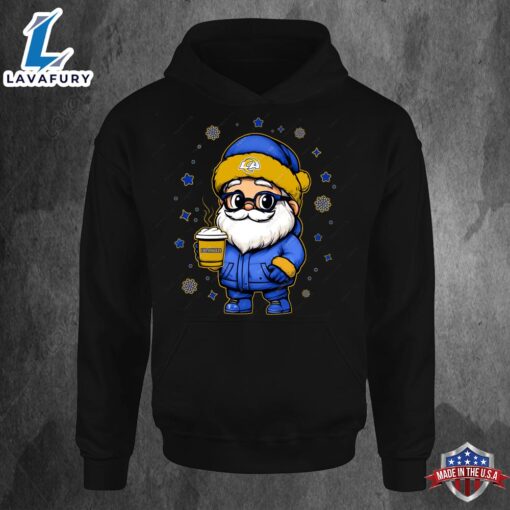 Los Angeles Rams Santa Christmas Football Hoodie