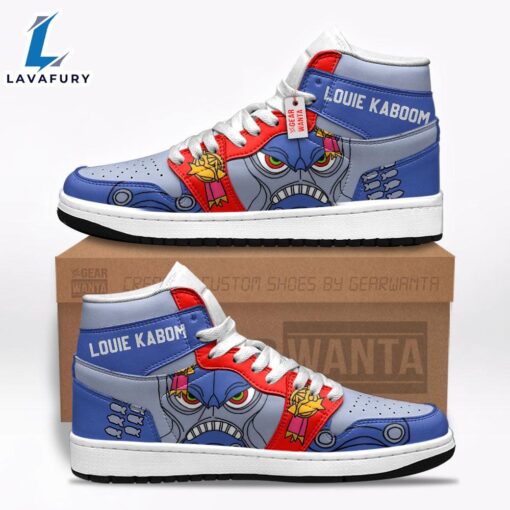 Louie Kaboom Mighty Morphin J1 Shoes Custom Sneakers