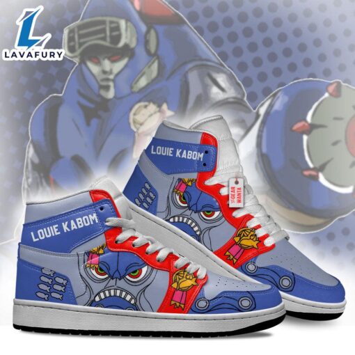 Louie Kaboom Mighty Morphin J1 Shoes Custom Sneakers