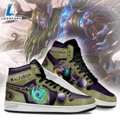 Malfurion World of Warcraft Shoes Custom For Gamer