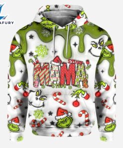 Mama Grinch - Personalized Mother Grinch Hoodie and Leggings