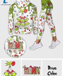 Mama Grinch - Personalized Mother Grinch Hoodie and Leggings