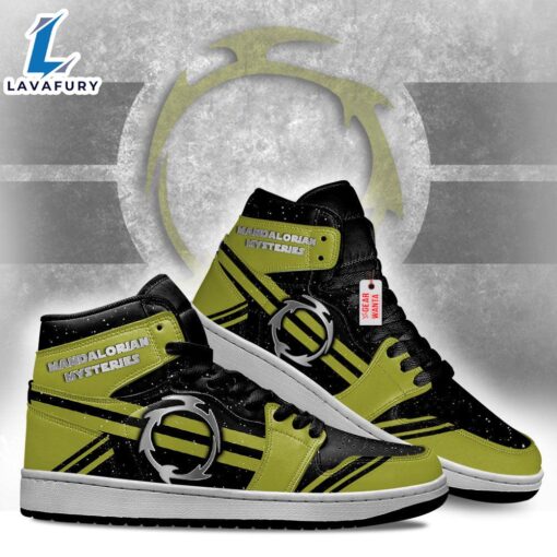 Mandalorian Mysteries Star Wars Symbol J1 Shoes Custom