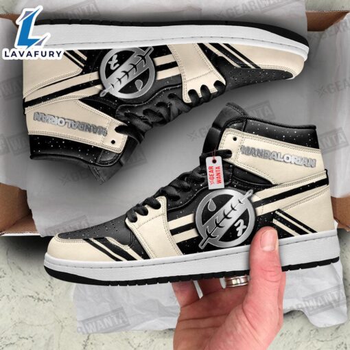 Mandalorian Star Wars Symbols J1 Shoes Custom For Fans