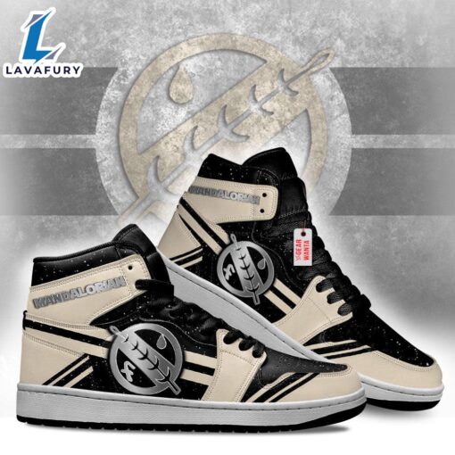 Mandalorian Star Wars Symbols J1 Shoes Custom For Fans