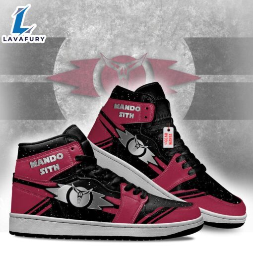 Mando Sith Star Wars Symbol J1 Shoes Custom