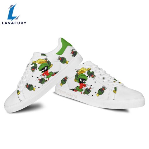 Marvin The Martian Cartoon Stan Smith Shoes For Kid