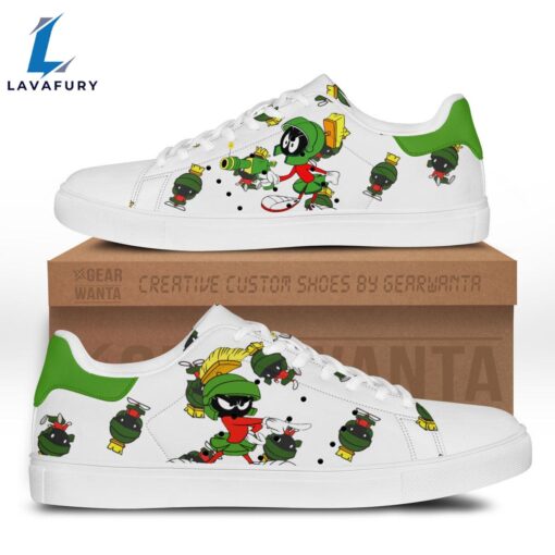 Marvin The Martian Cartoon Stan Smith Shoes For Kid