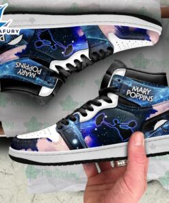 Mary Poppins Silhouette J1 Shoes Custom For Fans Sneakers