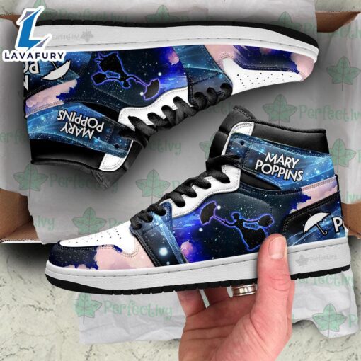 Mary Poppins Silhouette J1 Shoes Custom For Fans Sneakers