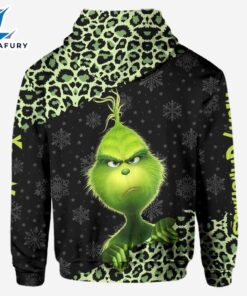 Merry Christmas - Personalized Grinch Christmas Stole Hoodie and Leggings