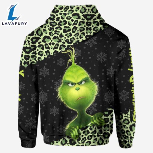 Merry Christmas – Personalized Grinch Christmas Stole Hoodie and Leggings