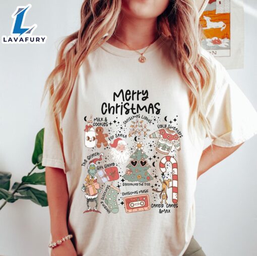 Merry Christmas, Retro Christmas, Holiday Sublimation Shirt