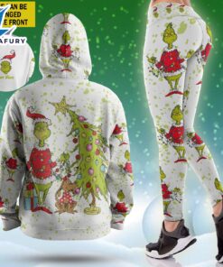 Merry Grinch Chirstmas - Combo Hoodie and Legging Xmas Custom