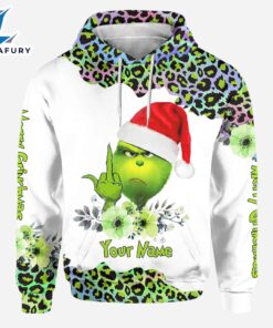 Merry Xmas Hologram - Personalized Stole Christmas Hoodie and Leggings