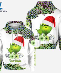 Merry Xmas Hologram - Personalized Stole Christmas Hoodie and Leggings