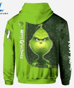 Merry Xmas - Personalized Green Monster Christmas Hoodie and Leggings