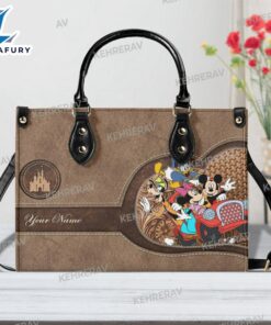 Mickey and Friends Leather Handbag