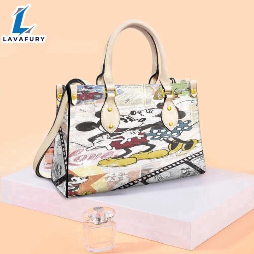 Mickey And Minnie Mouse Disney Fashion Lady Handbag