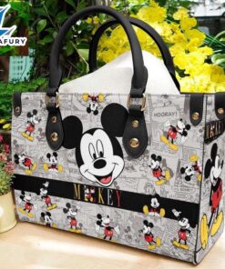 Mickey Comic Leather Handbag