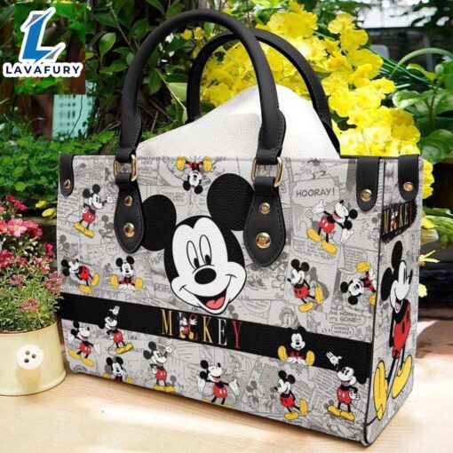 Mickey Comic Leather Handbag