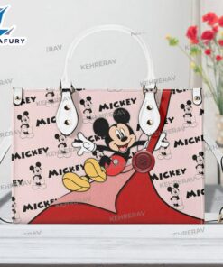 Mickey Funny Leather Handbag