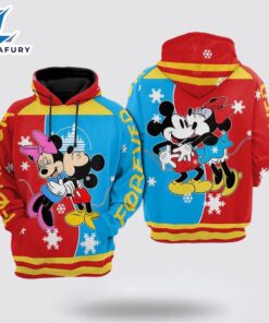 Mickey Kiss Minnie Over Printed…