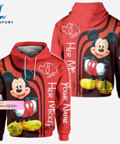 Mickey Minnie Hoodie, Custom Her…